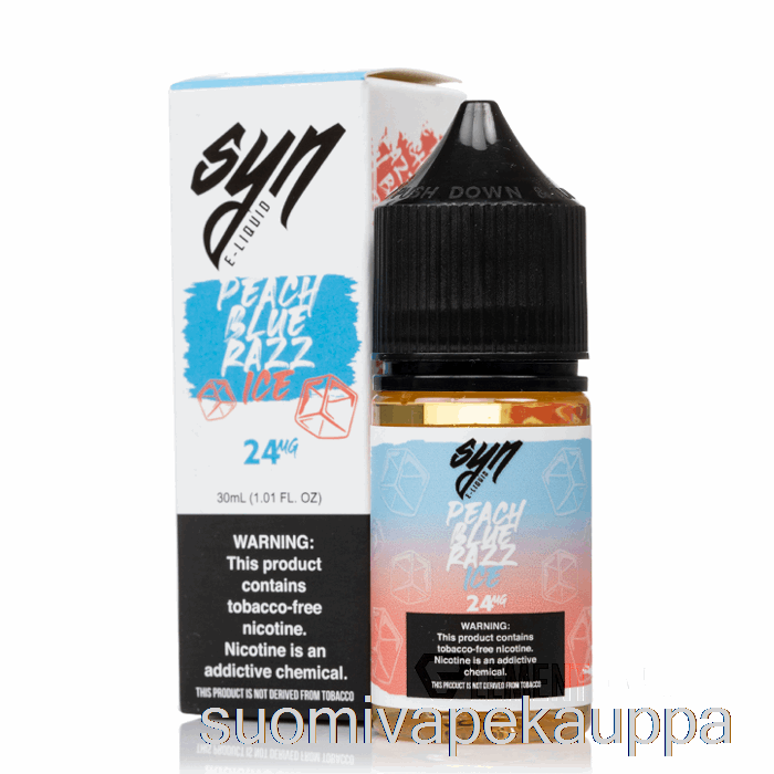 Vape Box Jää Persikansininen Razz - Syn Suolat - 30ml 48mg